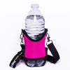pink drink sling with adjustable crossbody strap